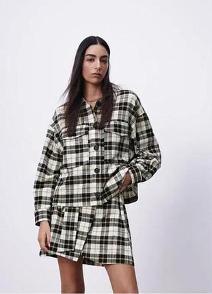 Картата сорочка, сорочка в клітинку zara