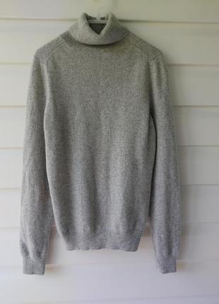 Кашемировый джемпер полувер свитер водолазка