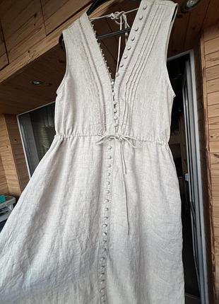 Сарафан жіночий лляний максі l-xl
