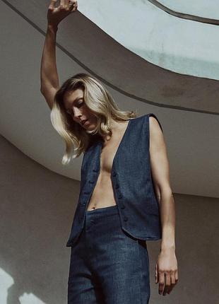 Минималистичный жилет zara размер s