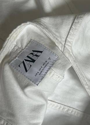 Джинсова сукня із коміром хальтер від zara8 фото