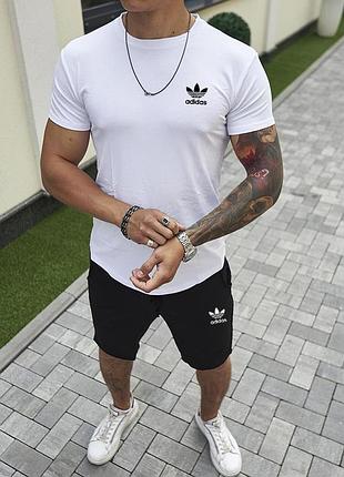 Мужской летний костюм adidas белый