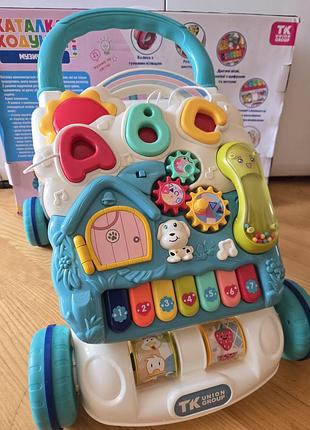 Музичні ходунки-каталка українською мовою 14818 tk group каталки