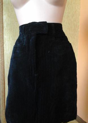 Черная бархатная юбка фирмы espirit1 фото