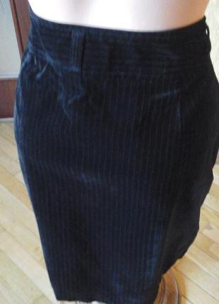 Черная бархатная юбка фирмы espirit3 фото
