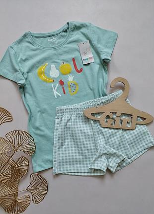 💙💛 котонова, ніжненька піжамка для дівчинки від бренду 💞 lupilly