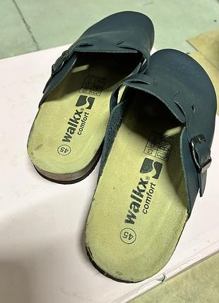 Нові чоловічі темно-сині сабо walkx comfort 45 розмір