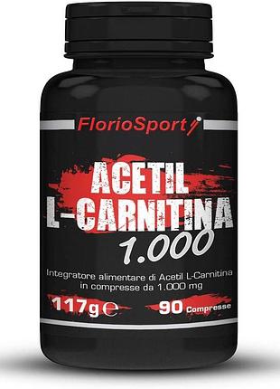 L-карнітин (ацетил )1000 мг floriosport - 90 капсул