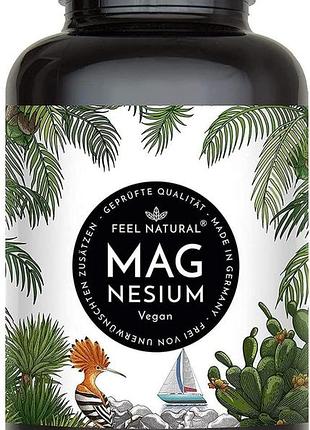 Елементарний (чистий) магній 664 мг feel natural – 180 капсул