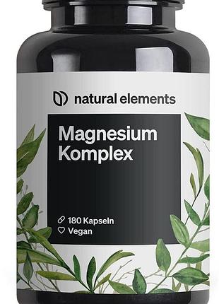 Магнієвий комплекс 400 мг natural elements - 180 капсул