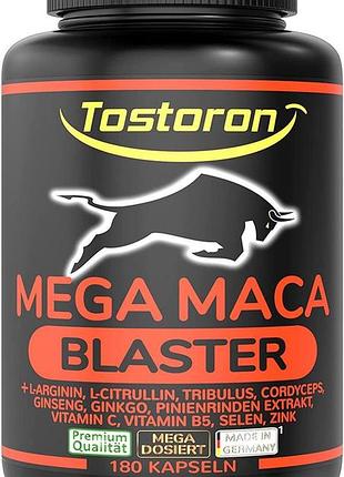Мака blaster висока доза tostoron - 180 капсул