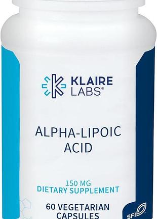 Альфа-ліпоєва кислота / alpha-lipoic acid 150 мг klaire labs - 60 капсул