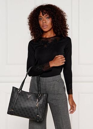 Шикарная стильная сумка шоппер guess оригинал