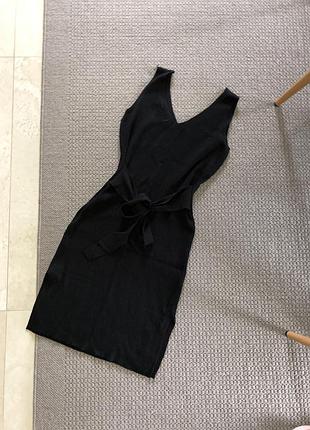 Плаття в обтяжку рубчик з поясом платье сукня с разрезами распорками