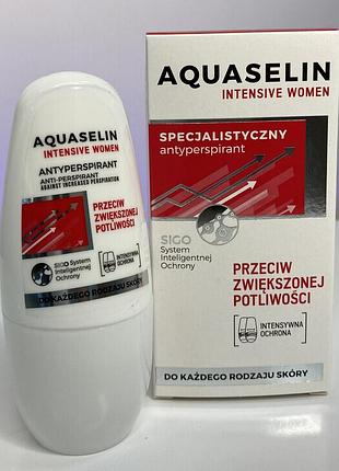 Антиперспірант для жінок із підвищеним потовиділенням aquaselin intensive women deo