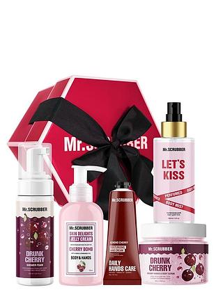 Подарунковий набір cherry kiss mr.scrubber