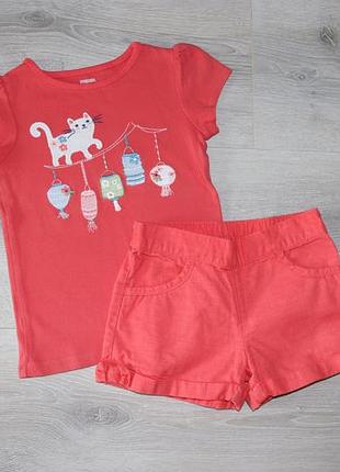 Костюм летний с котиком gymboree 5t