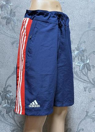 Шорты мужские s размера синие бермуды adidas летние