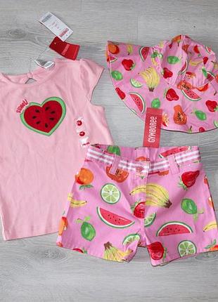 Костюм летний с фруктами gymboree 5t