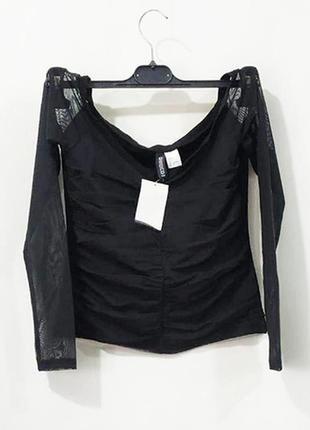 Топ з відкритим плечем h&m 3