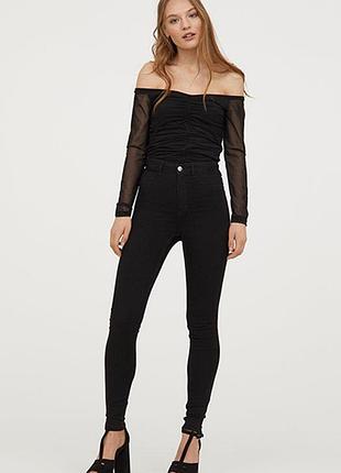 Топ з відкритим плечем h&m