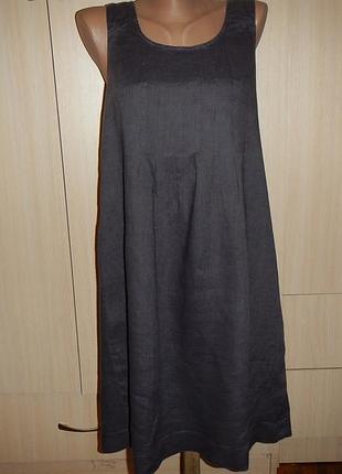 Лляна сукня monoprix femme р. 38 100% льон