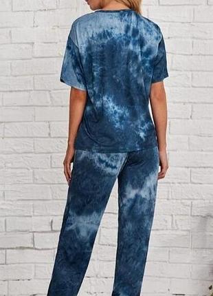 Emery rose. из англии. в наличии. костюм тай дай в сочном миксе синий палитры