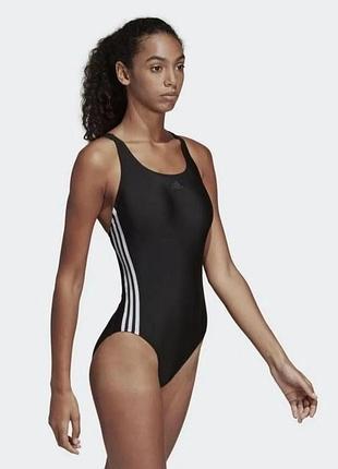Детский цельный купальник adidas agravic athly v 3-stripes
