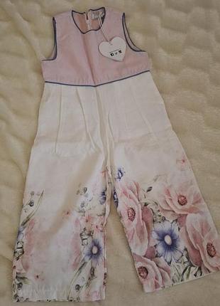 Комбінезон літній на дівчинку 3-4 роки