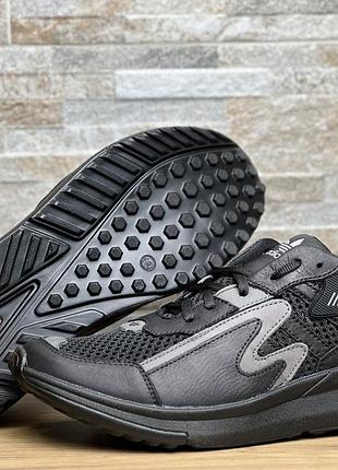 Летние кроссовки adidas victory black кожа нубук сетка10 фото