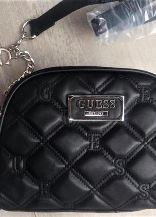 Женская сумка guess bag черная6 фото