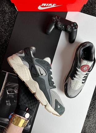 Чоловічі кросівки nike air huarache grey black