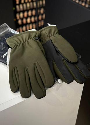Рукавиці mil-tec softshell thinsulate - olive
