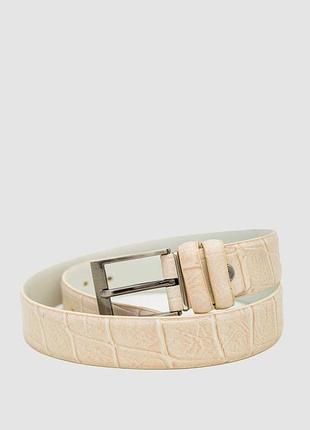 Ремінь жіночий, колір світло-бежевий, 196r3510w1-1