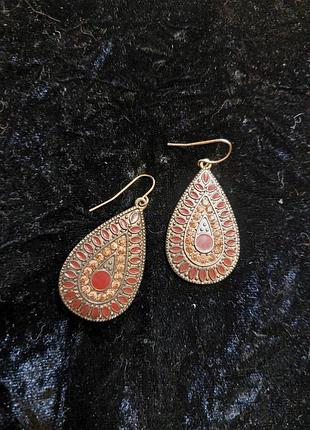 Літні сережки в стилі бохо
