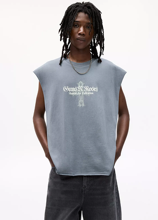 Мужская футболка guns n' roses pull&bear