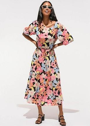 Красивое платье в цветочный принт от f&amp;f