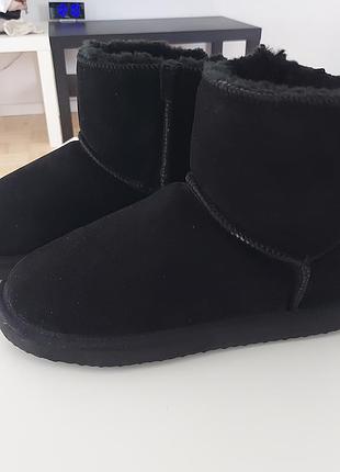 Нат. замша, нат. овчина всередині/ угги, ugg р.40