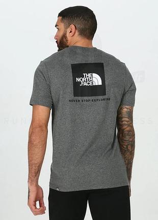 Tnf box logo the north face футболка з великим лого на всю спину