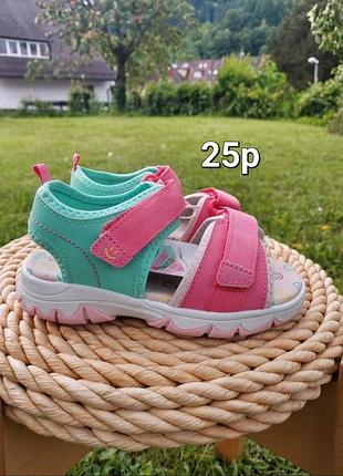 Новые сандали босоножки для девочки германия 25р лето