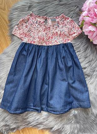 Гарна стильна сукня з ніжними квіточками на дівчинку 2р next