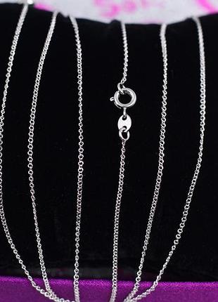 Цепь xuping jewelry якорная 35 см 1 мм серебристая