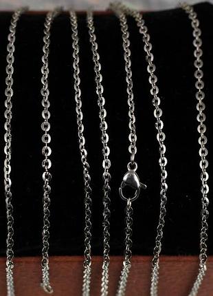 Цепь xuping jewelry плотная якорная 45 см 2 мм серебристая