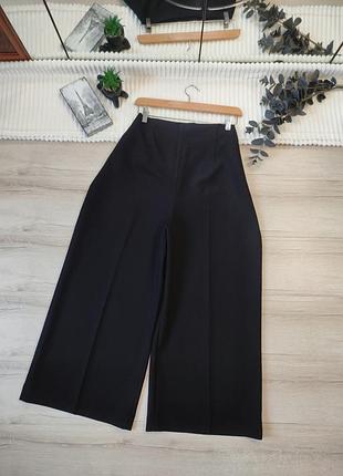 Широкие укороченные брюки кюлоты zara p xxl