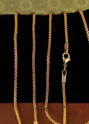 Цепь xuping jewelry якорь бриль 40 см 2 мм золотистая