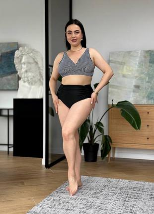 Стильний трендовий купальник для дівчат plus size sw3657