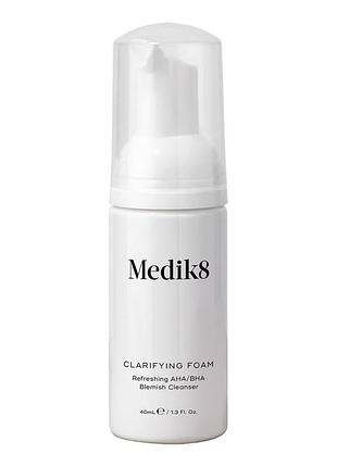 Очищающая пенка с кислотами medik8 clarifying foam