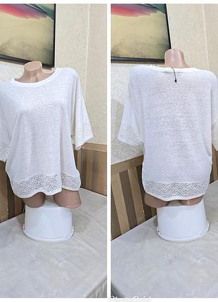 Льняная футболка marks spencer.