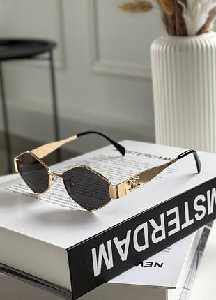 Солнцезащитные очки унисекс 2369 🕶 металлическая оправа | uv400 | размер 54-21-134 | комплект 🎁