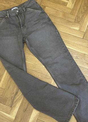 Джинси cropp коричневі хакі